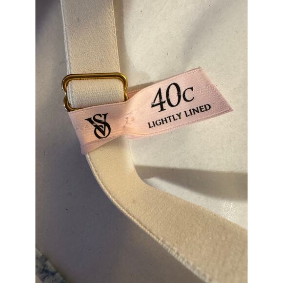Victoria's Secret NWOT 40C White Full Bloom Smooth Lightly Lined Demi Bra - Picture 5 of 7